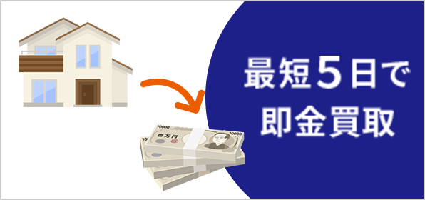 最短5日で即金買取